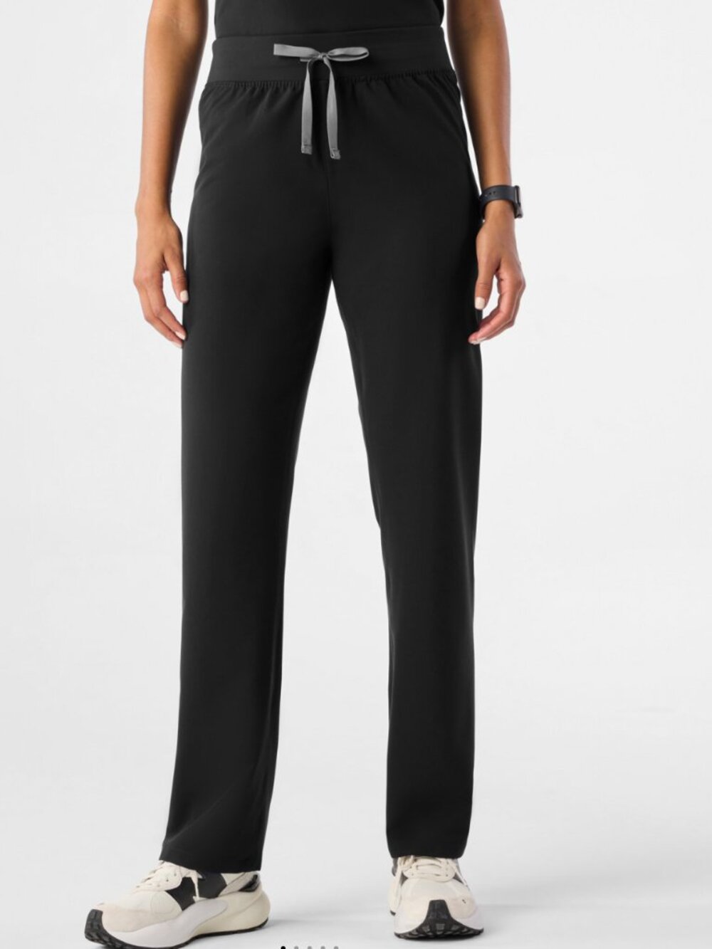 Women's Black Livingston FIGS Petite Basic Scrub Pants